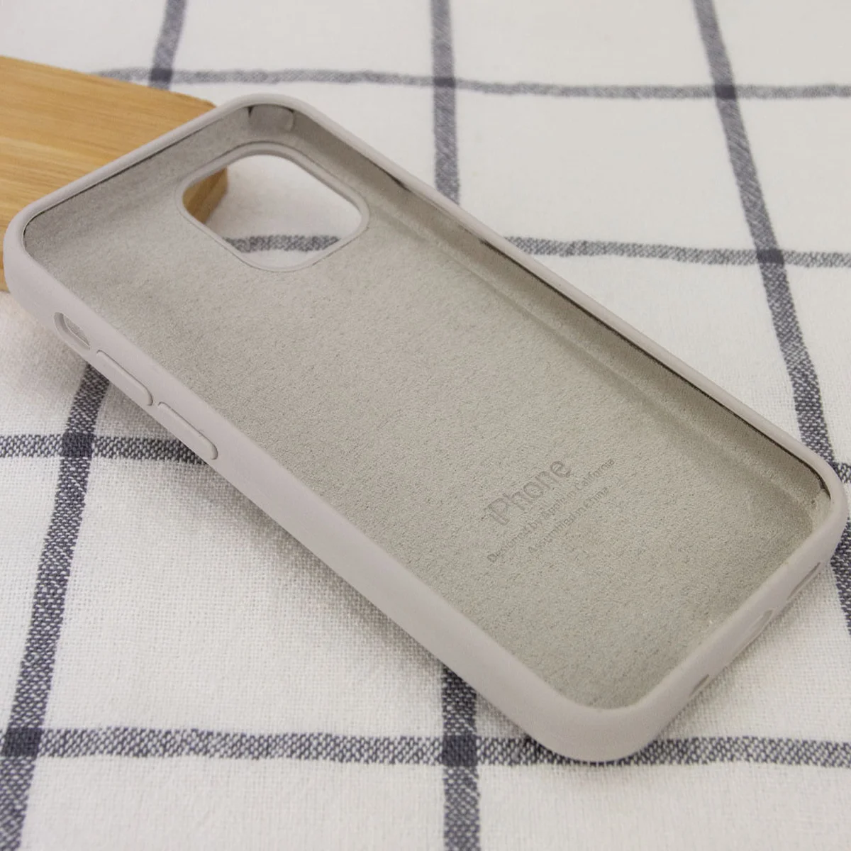 Чехол Silicone Case Full Protective (AA) для Apple iPhone 13 (6.1") Серый / Stone