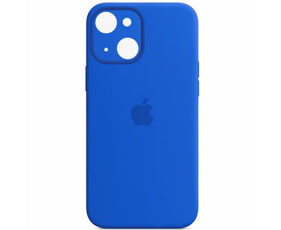 Чехол Silicone Case Full Camera Protective (AA) для Apple iPhone 13 (6.1") Синий / Capri Blue / PVH