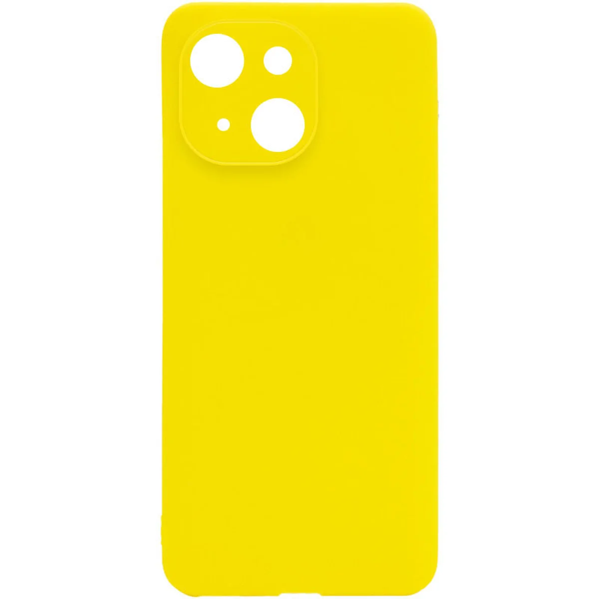 Силиконовый чехол Candy для Apple iPhone 13 (6.1") Желтый