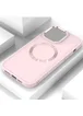 TPU чехол Bonbon Metal Style with MagSafe для Apple iPhone 13 (6.1") Розовый / Light Pink