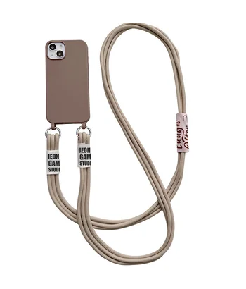 Чохол TPU two straps California для Apple iPhone 13 (6.1") Бежевий / Beige