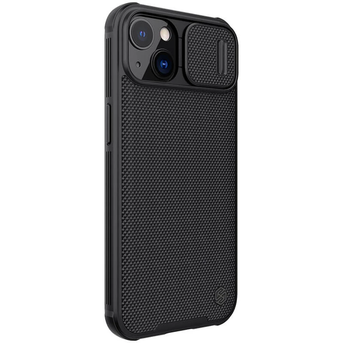 TPU+PC чехол Nillkin Textured Pro Magnetic для Apple iPhone 13 (6.1") Черный