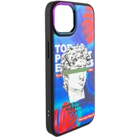 TPU+PC чохол Funny pictures with MagSafe для Apple iPhone 13 (6.1") David