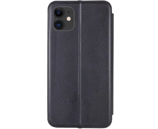 Кожаный чехол-книжка Classy для Apple iPhone 13 (6.1") Черный