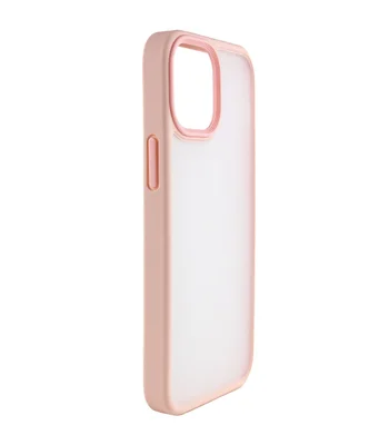 TPU+PC чохол Metal Buttons для Apple iPhone 13 (6.1") Рожевий