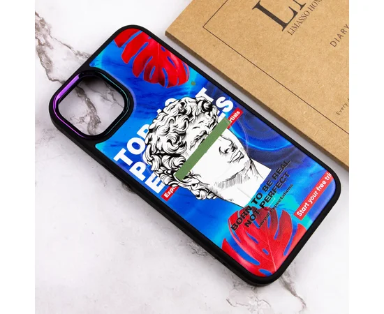 TPU+PC чехол Funny pictures with MagSafe для Apple iPhone 13 (6.1") David