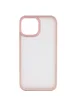 TPU+PC чохол Metal Buttons для Apple iPhone 13 (6.1") Рожевий