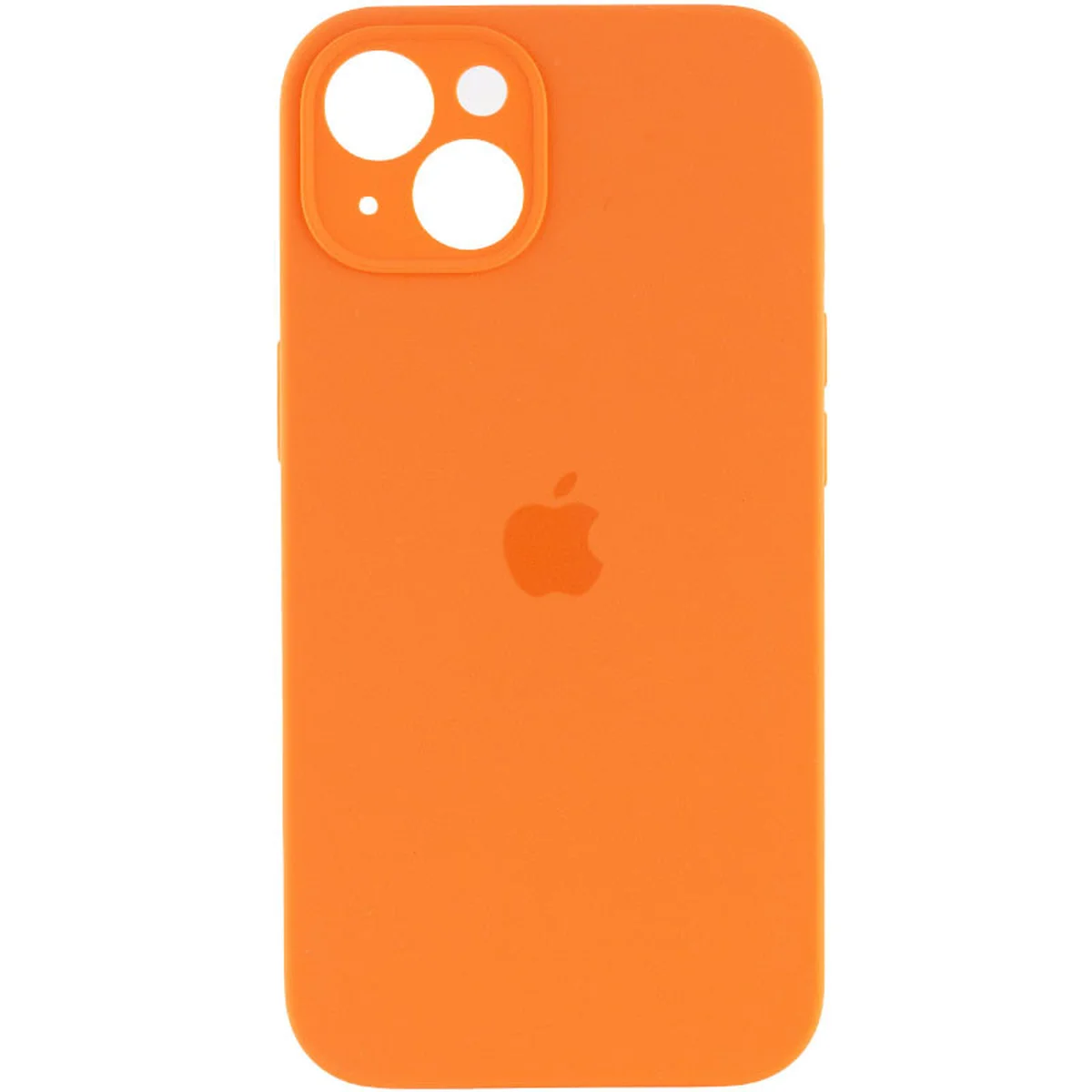 Чехол Silicone Case Full Camera Protective (AA) для Apple iPhone 13 (6.1") Оранжевый / Cantaloupe / PVH