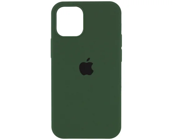 Чехол Silicone Case Full Protective (AA) для Apple iPhone 13 (6.1") Зеленый / Army green