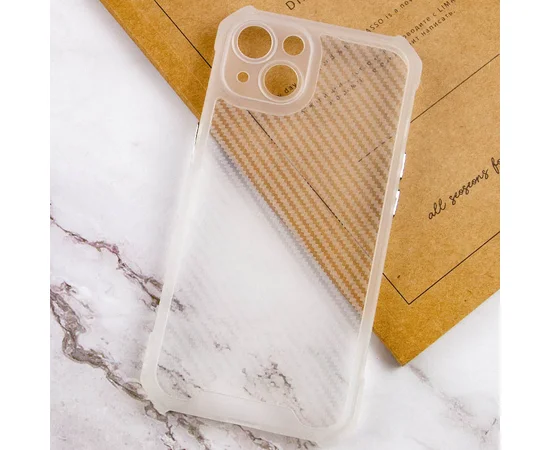 Чехол TPU Ease Carbon color series для Apple iPhone 13 (6.1") Матовый / Прозрачный