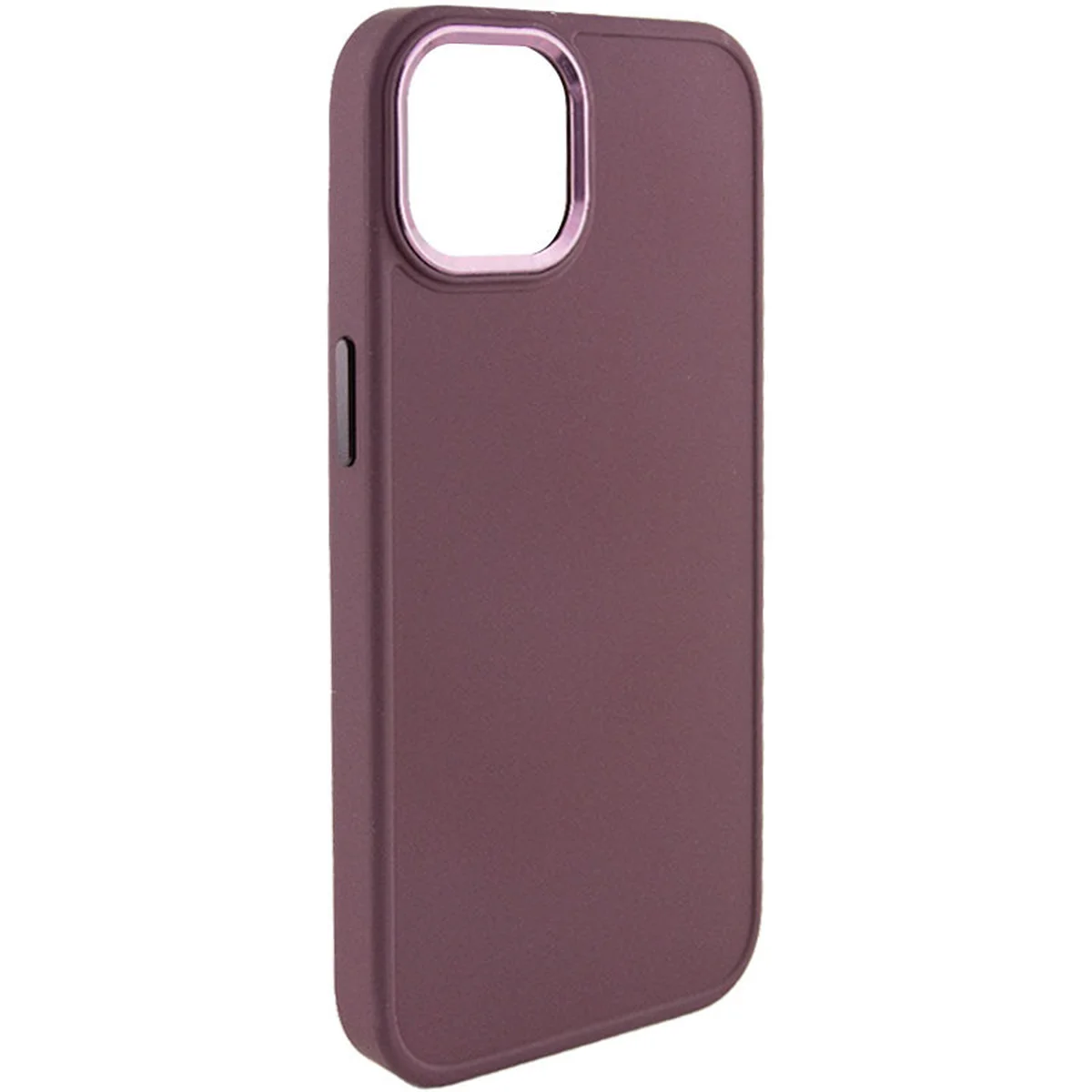 TPU чехол Bonbon Metal Style для Apple iPhone 13 (6.1") Бордовый / Plum
