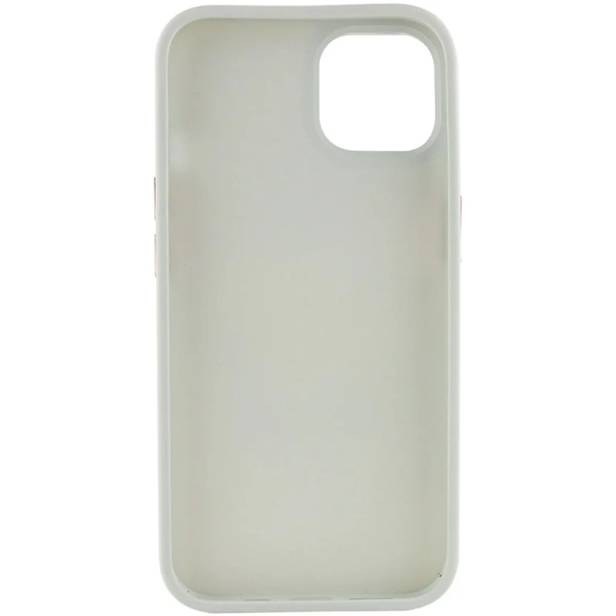 TPU чехол Bonbon Metal Style для Apple iPhone 13 (6.1") Белый / White