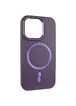 Кожаный чехол SnapCase with MagSafe для Apple iPhone 13 / 14 (6.1") Dark Purple