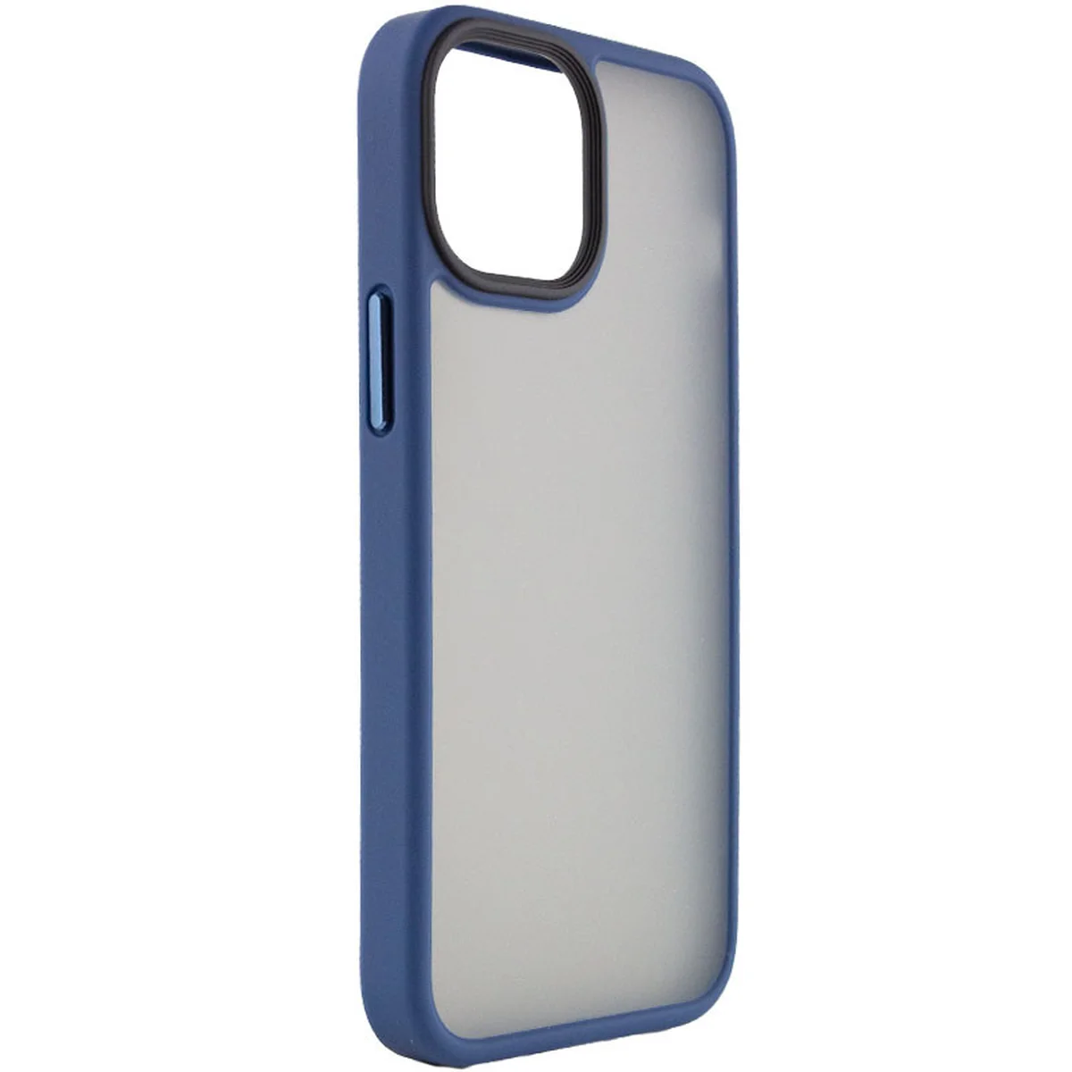 TPU+PC чехол Metal Buttons для Apple iPhone 13 (6.1") Синий