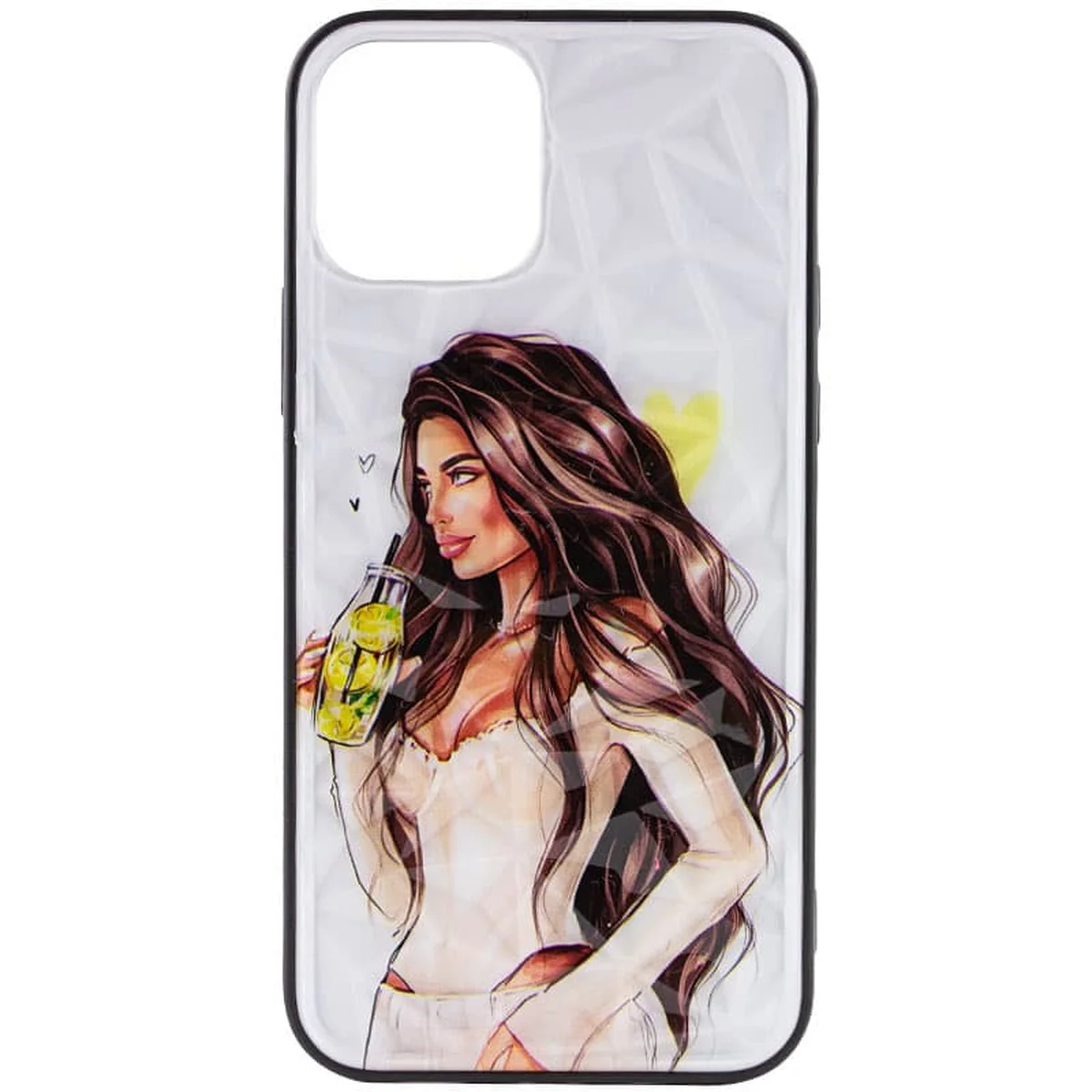TPU+PC чехол Prisma Ladies для Apple iPhone 13 (6.1") Yellow