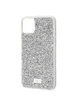 TPU чехол Bling World Rock Diamond для Apple iPhone 13 (6.1") Серебряный