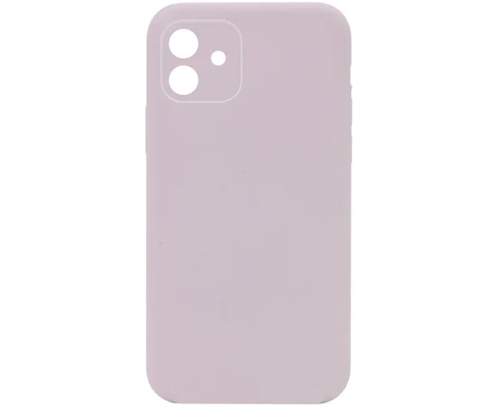 Чехол Silicone Case Lakshmi Square Full Camera для Apple iPhone 13 (6.1") Серый / Lavender