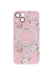 TPU+PC чехол Secret Garden with MagSafe для Apple iPhone 13 (6.1") Pink