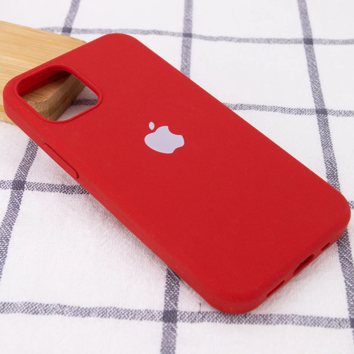 Чехол Silicone Case Full Protective (AA) для Apple iPhone 13 (6.1") Красный / Dark Red
