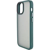 TPU+PC чехол Metal Buttons для Apple iPhone 13 (6.1") Зеленый