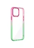 Чохол TPU+PC Fresh sip series для Apple iPhone 13 (6.1") Салатовий / Рожевий
