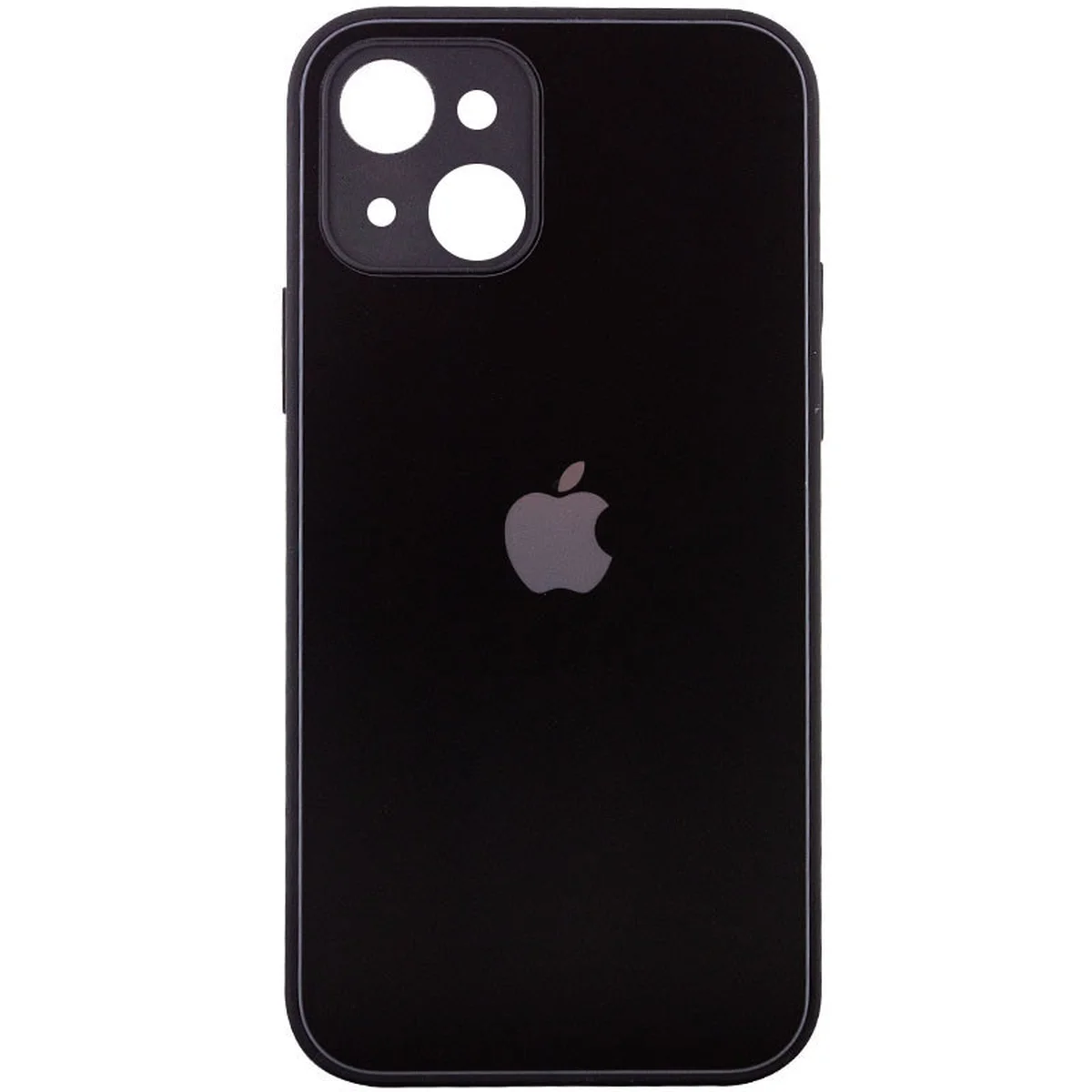 TPU+Glass чохол Matte Candy Full camera для Apple iPhone 13 (6.1") Чорний