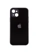 TPU+Glass чехол Matte Candy Full camera для Apple iPhone 13 (6.1") Черный