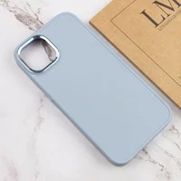 TPU чохол Bonbon Metal Style для Apple iPhone 13 (6.1") Синій / Mist blue