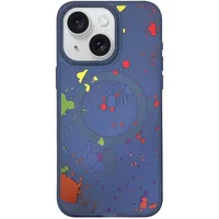 Чехол TPU+PC Flush with MagSafe для Apple iPhone 13 (6.1") Dark blue