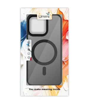 Чехол Ummi Colorful with MagSafe для Apple iPhone 13 (6.1") Черный / Black