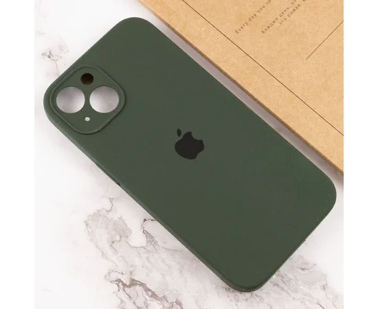 Чехол Silicone Case Full Camera Protective (AA) для Apple iPhone 13 (6.1") Зеленый / Cyprus Green / PVH
