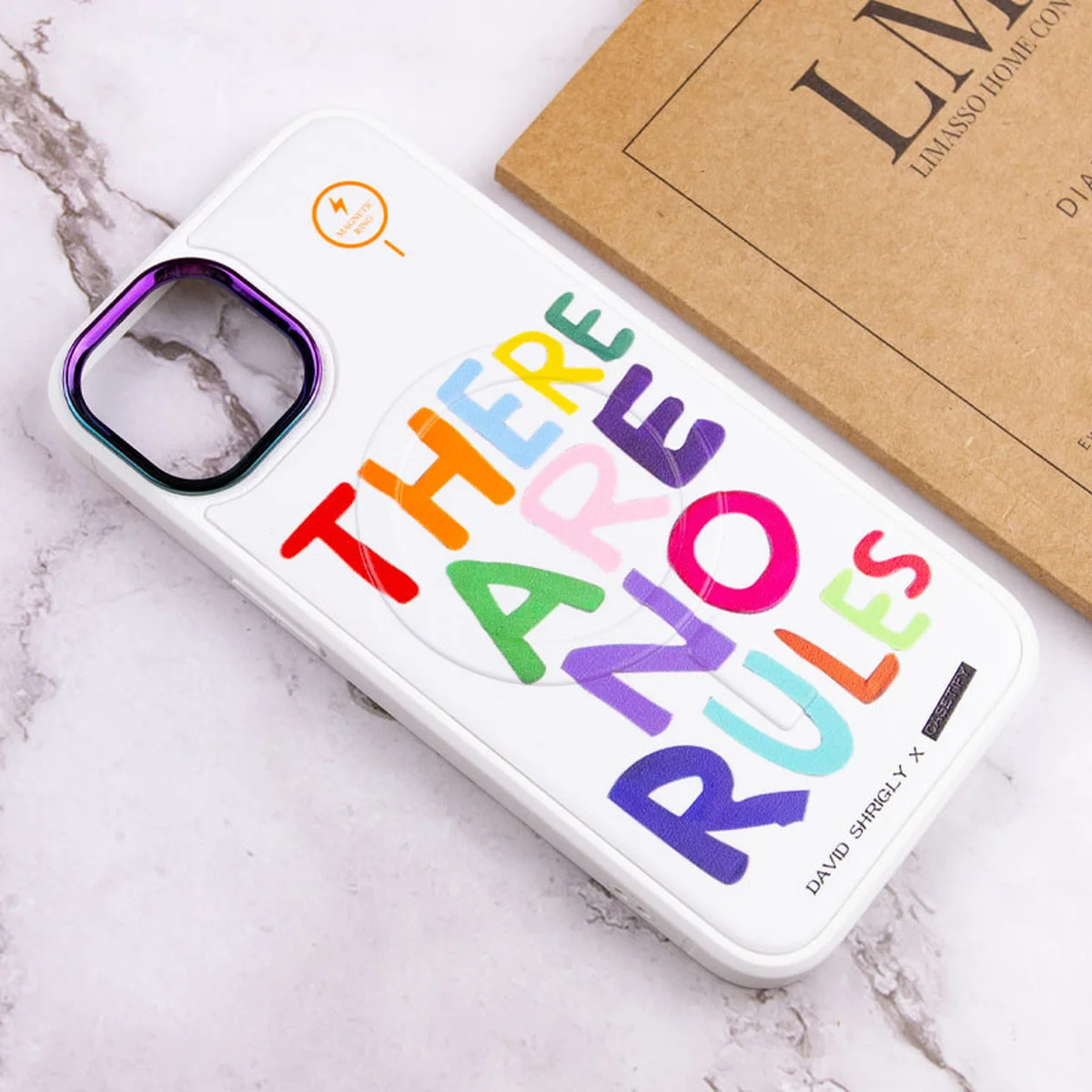 TPU+PC чехол Funny pictures with MagSafe для Apple iPhone 13 (6.1") No rules