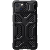 TPU+PC чехол Nillkin CamShield Adventurer (шторка на камеру) для Apple iPhone 13 (6.1") Черный