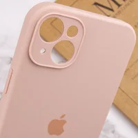 Чехол Silicone Case Full Camera Protective (AA) для Apple iPhone 13 (6.1") Розовый / Pink Sand / PVH