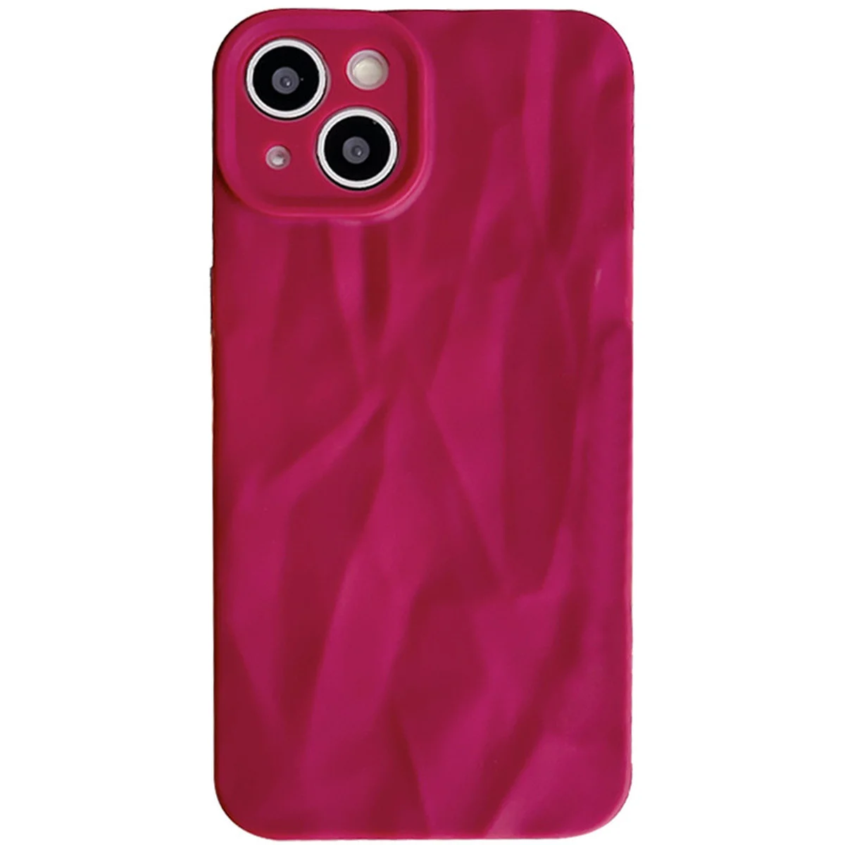Чехол TPU Texture для Apple iPhone 13 (6.1") Red