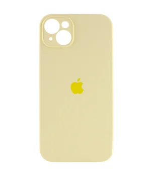 Чехол Silicone Case Full Camera Protective (AA) для Apple iPhone 13 (6.1") Желтый / Mellow Yellow