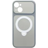 Чехол Ummi Full Camera with MagSafe HQ Ring для Apple iPhone 13 (6.1") Grey