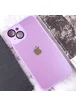 Чехол TPU+Glass Sapphire Midnight для Apple iPhone 13 (6.1") Сиреневый / Lilac