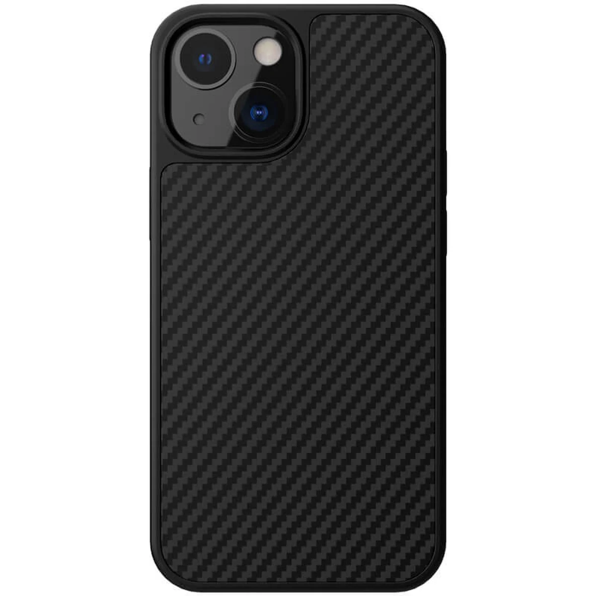 Карбонова накладка Nillkin Synthetic Fiber series для Apple iPhone 13 (6.1") Чорний