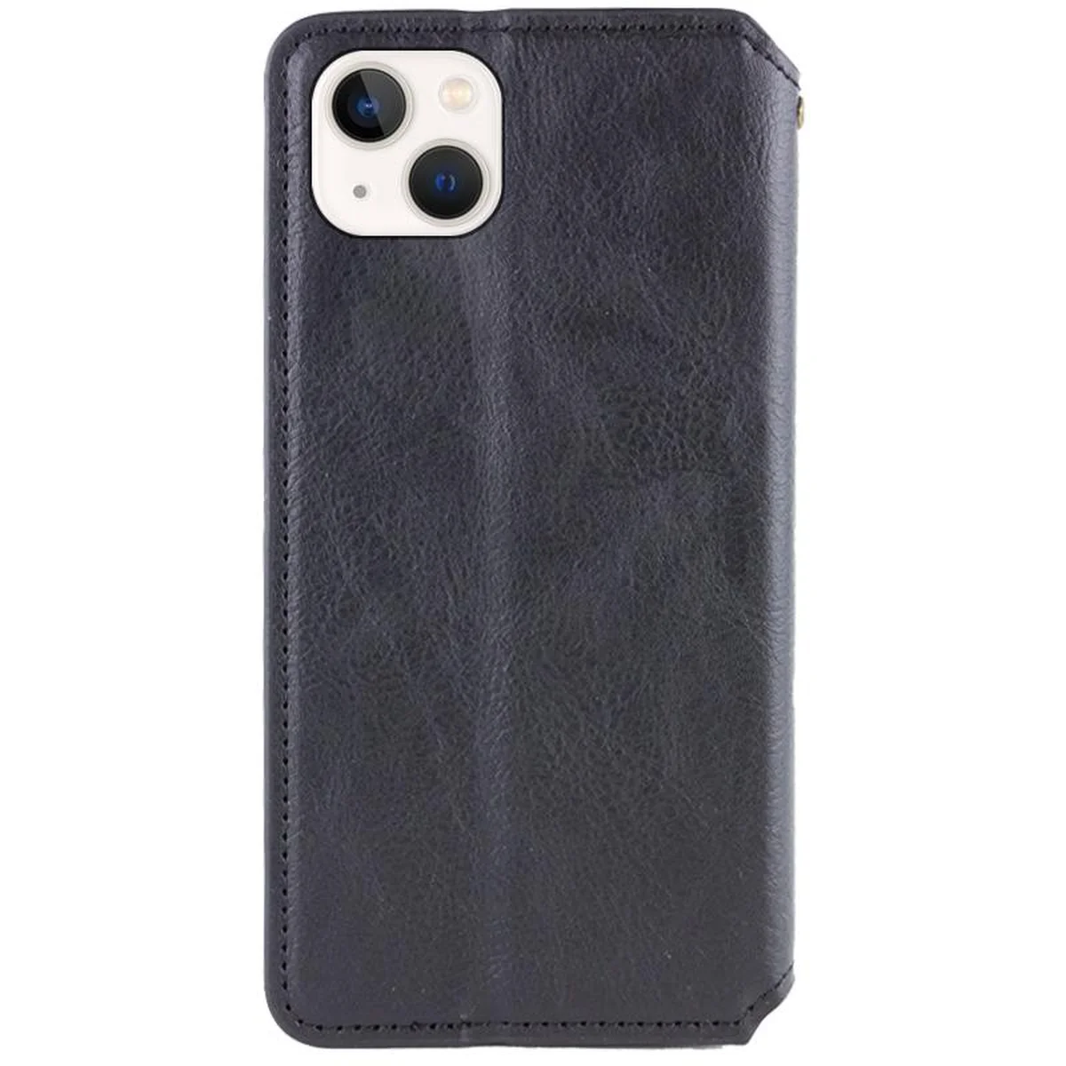 Кожаный чехол-книжка GETMAN Cubic (PU) для Apple iPhone 13 (6.1") Черный