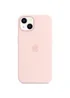 Чехол Silicone Case Full Protective (AA) для Apple iPhone 13 (6.1") Розовый / Chalk Pink