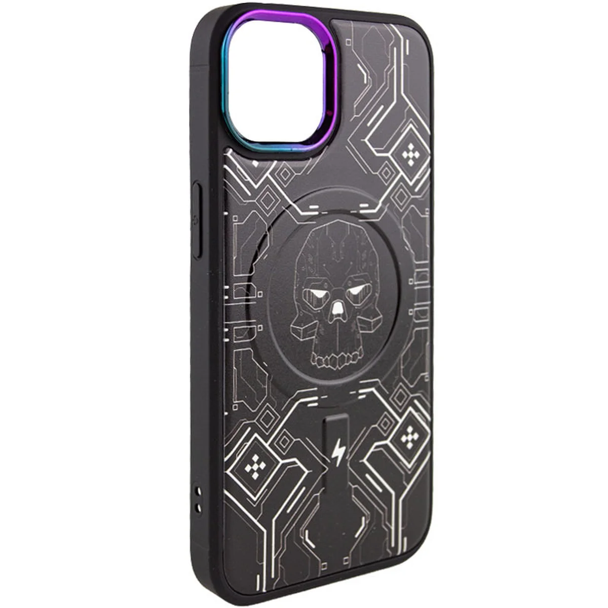 TPU+PC чехол Funny pictures with MagSafe для Apple iPhone 13 (6.1") Dark side