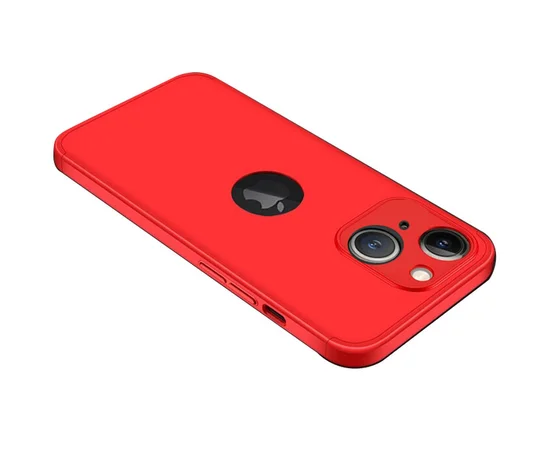 Пластиковая накладка GKK LikGus 360 градусов (opp) для Apple iPhone 13 (6.1") Красный