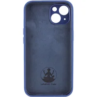 Чехол Silicone Case Lakshmi Square Full Camera для Apple iPhone 13 (6.1") Синий / Deep navy
