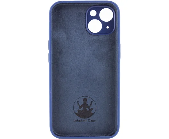 Чехол Silicone Case Lakshmi Square Full Camera для Apple iPhone 13 (6.1") Синий / Deep navy
