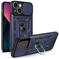 Ударопрочный чехол Camshield Serge Ring для Apple iPhone 13 (6.1") Синий