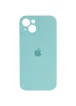 Чехол Silicone Case Full Camera Protective (AA) для Apple iPhone 13 (6.1") Бирюзовый / Marine Green