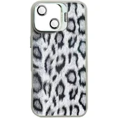 Чехол TPU+PC Wild Leopard with MagSafe and Lens для Apple iPhone 13 / 14 (6.1") Grey