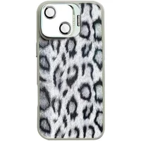 Чохол TPU+PC Wild Leopard with MagSafe and Lens для Apple iPhone 13 / 14 (6.1") Grey