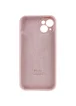 Чехол Silicone Case Full Camera Protective (AA) для Apple iPhone 13 (6.1") Розовый / Pink Sand